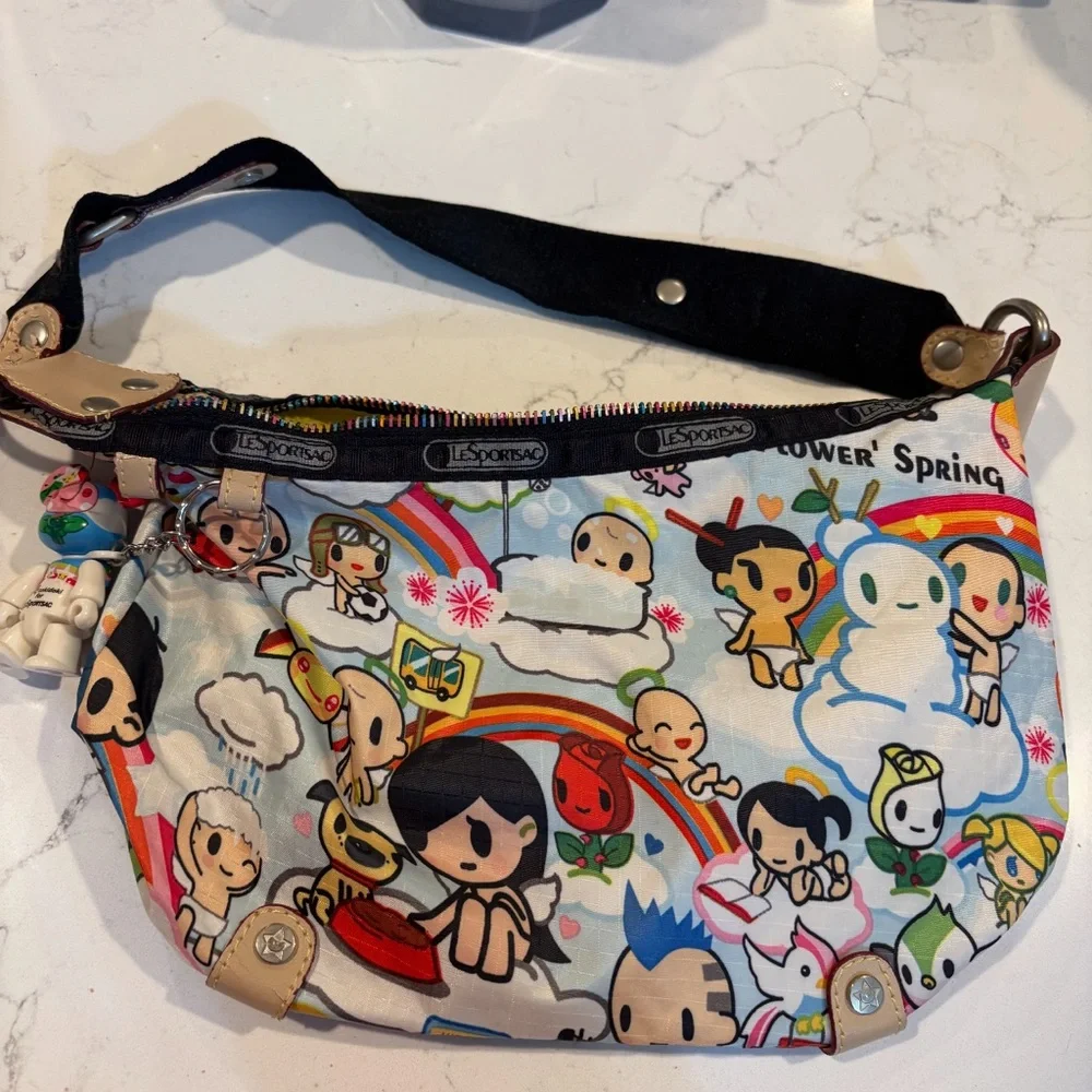 LeSportsac Flower Spring Tokidoki Shoulder Bag - Picture 1 of 4